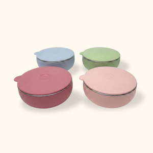 Monkey Proof Child Bowls with Lids - Jungle Haven