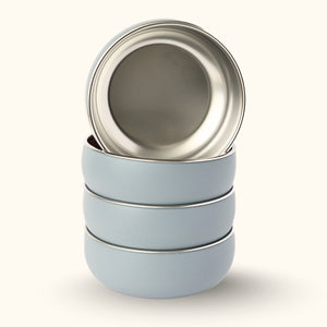 Misty Blue Bowls - 4 Piece Set