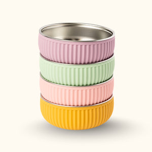 Garden Party Ridged Bowls - 4 Piece Set