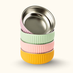 Garden Party Ridged Bowls - 4 Piece Set